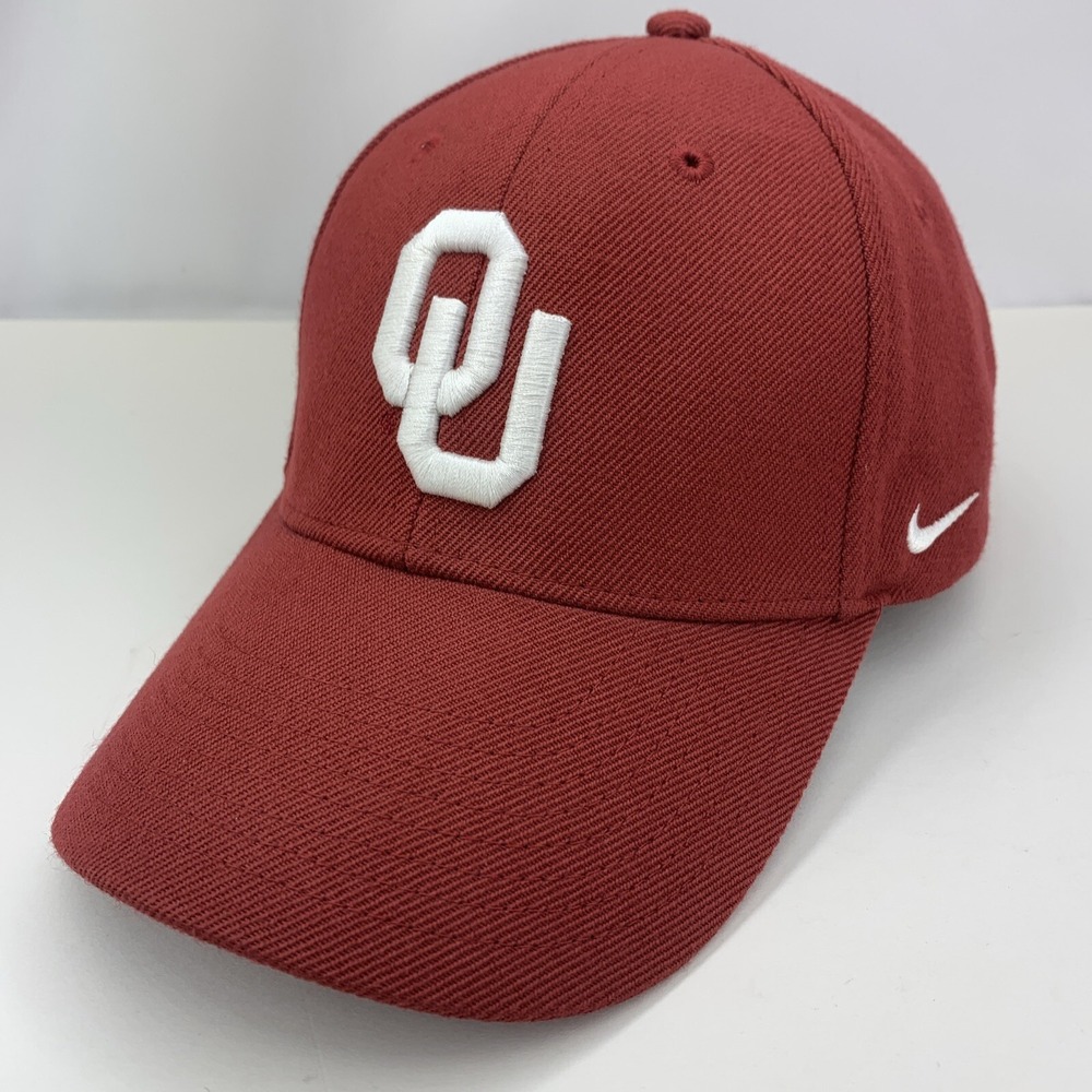 Oklahoma OU Sooners Hat Crimson Nike Team Adjustable OSFA Adult Baseball Cap